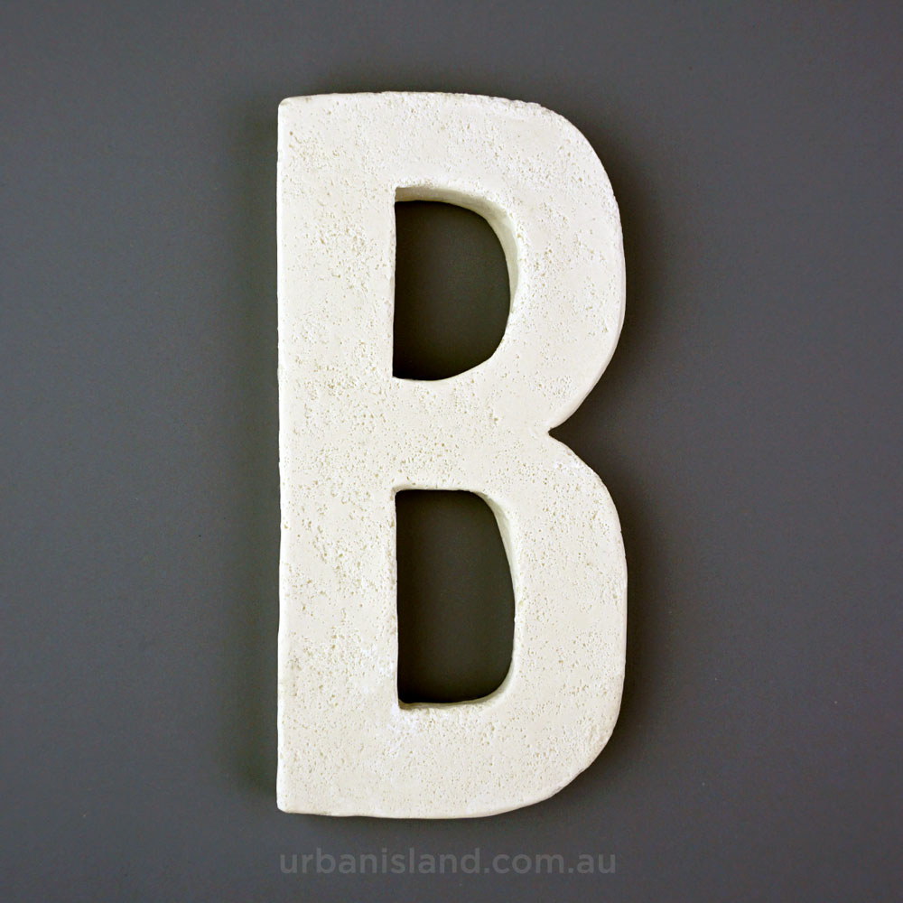 WHITE – Small House Letter B – Urban Island